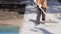Благоустройство парка завершили в селе Апанасенковском