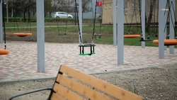 Благоустройство центрального парка завершили в селе Апанасенковском