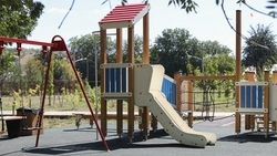 Детскую площадку оборудовали в селе Апанасенковского округа 